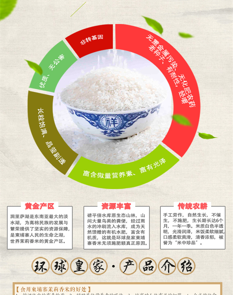 这是第7张柬埔寨【进口】‘沃香情’茉莉香米一件代发的货源图片
